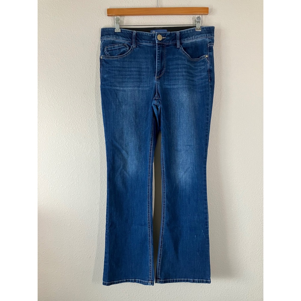 DEMOCRACY Itty Bitty Bootcut Blue Jeans 14 Absolution Slimming Stretch‎ Cowgirl